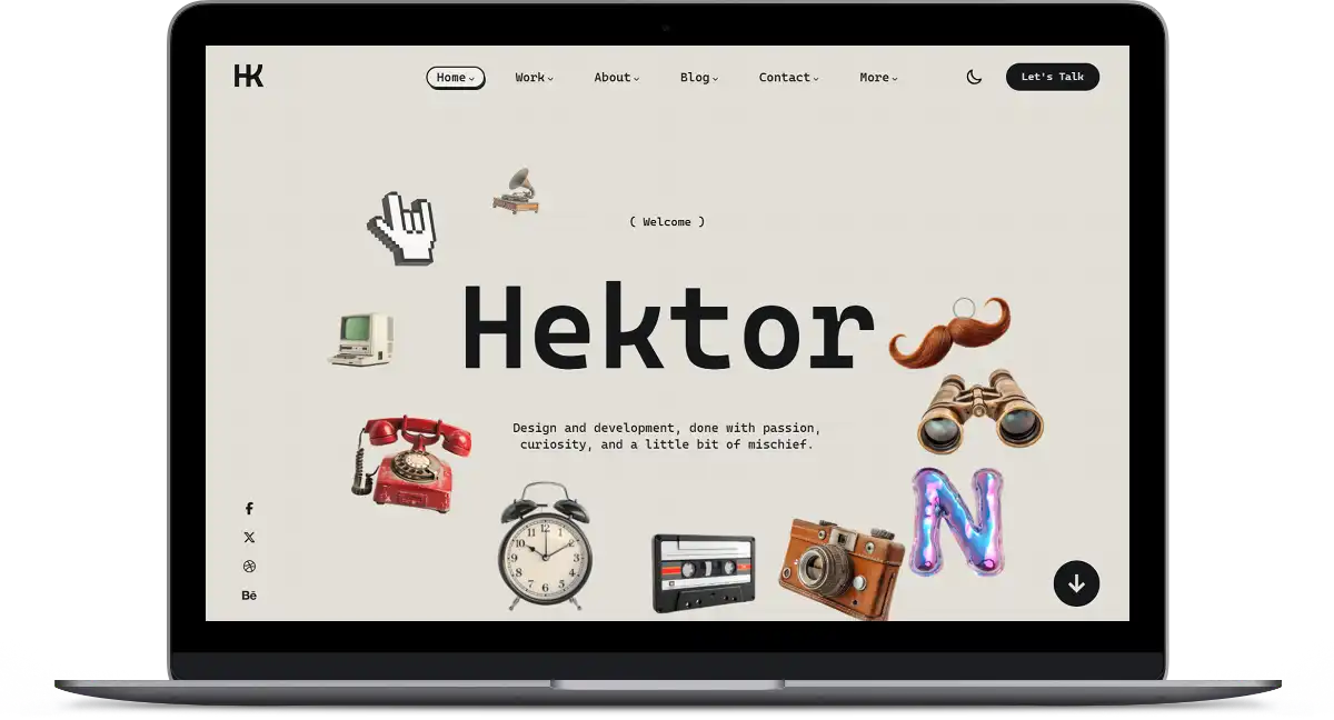 Hektor - Creative Agency & Portfolio HTML Website Template