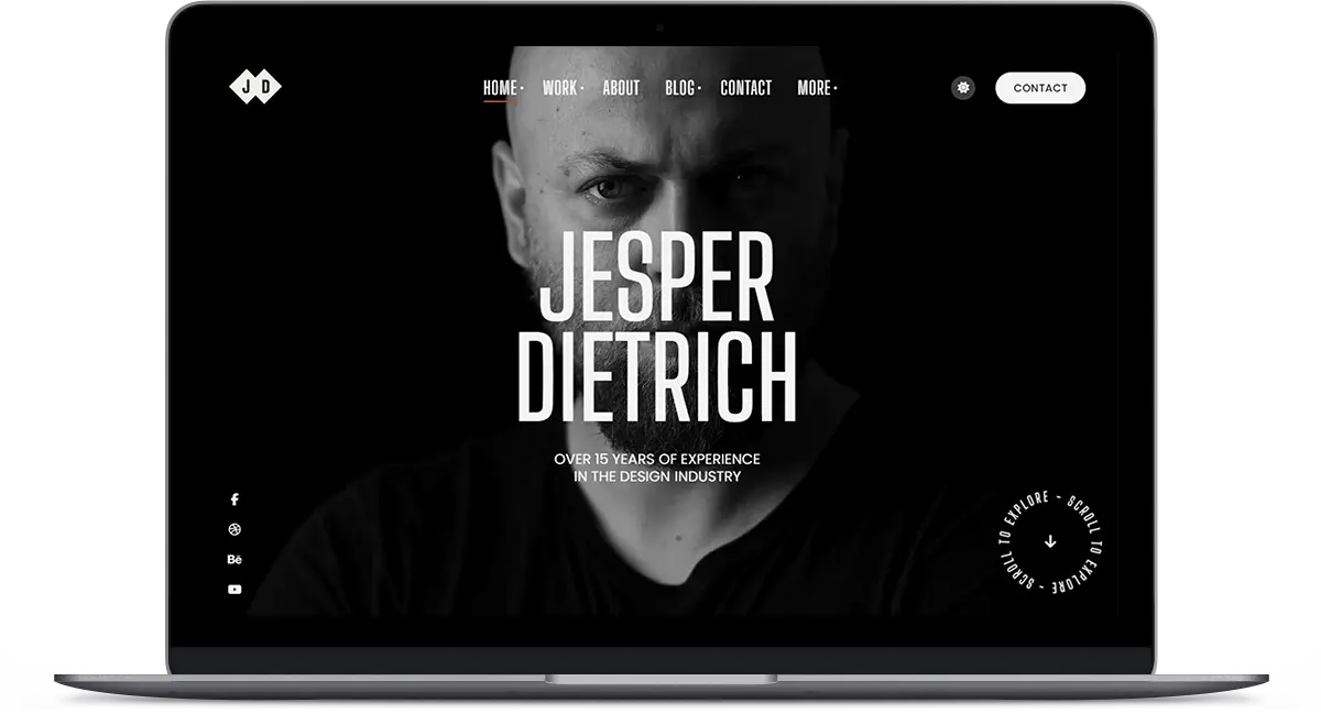 Jesper - Creative Portfolio Showcase HTML Website Template